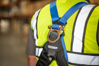 The new Fall Protection Bantam Switch provides movement without the weight of an SRL housing unit on the worker’s back.