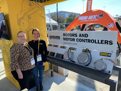 Vanguard featured its new motors and controllers