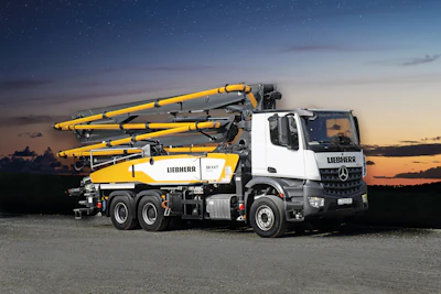 The 38 Z4 XXT truck-mounted pump