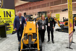 Ditoro visited with Terry Dolan, CASE vice president North America, and Dom Derango, national accounts manager, during the event.