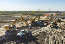 A working construction site.