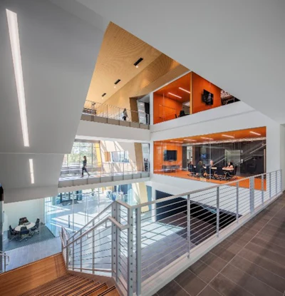 Involving employees, managers as well as executives from the project inception allowed every aspect of the headquarters to be purposefully planned.