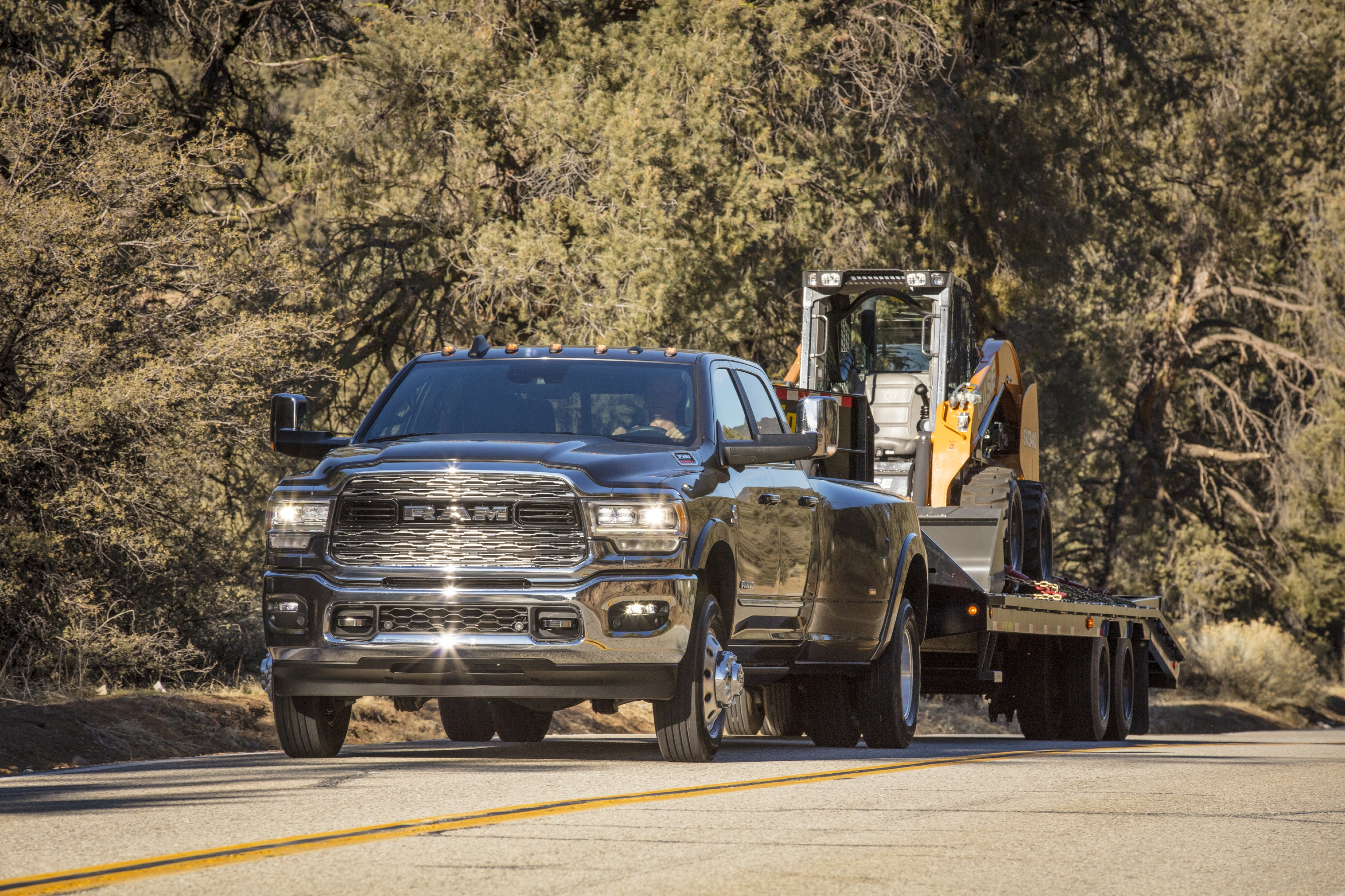 Ram was the first to achieve the 1,000 lb.-ft. of torque milestone with the Cummins I-6 Turbo Diesel, now rated at 1,075 lb.-ft. of torque.