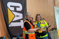 Tackette accepts the award for the best CTL operator