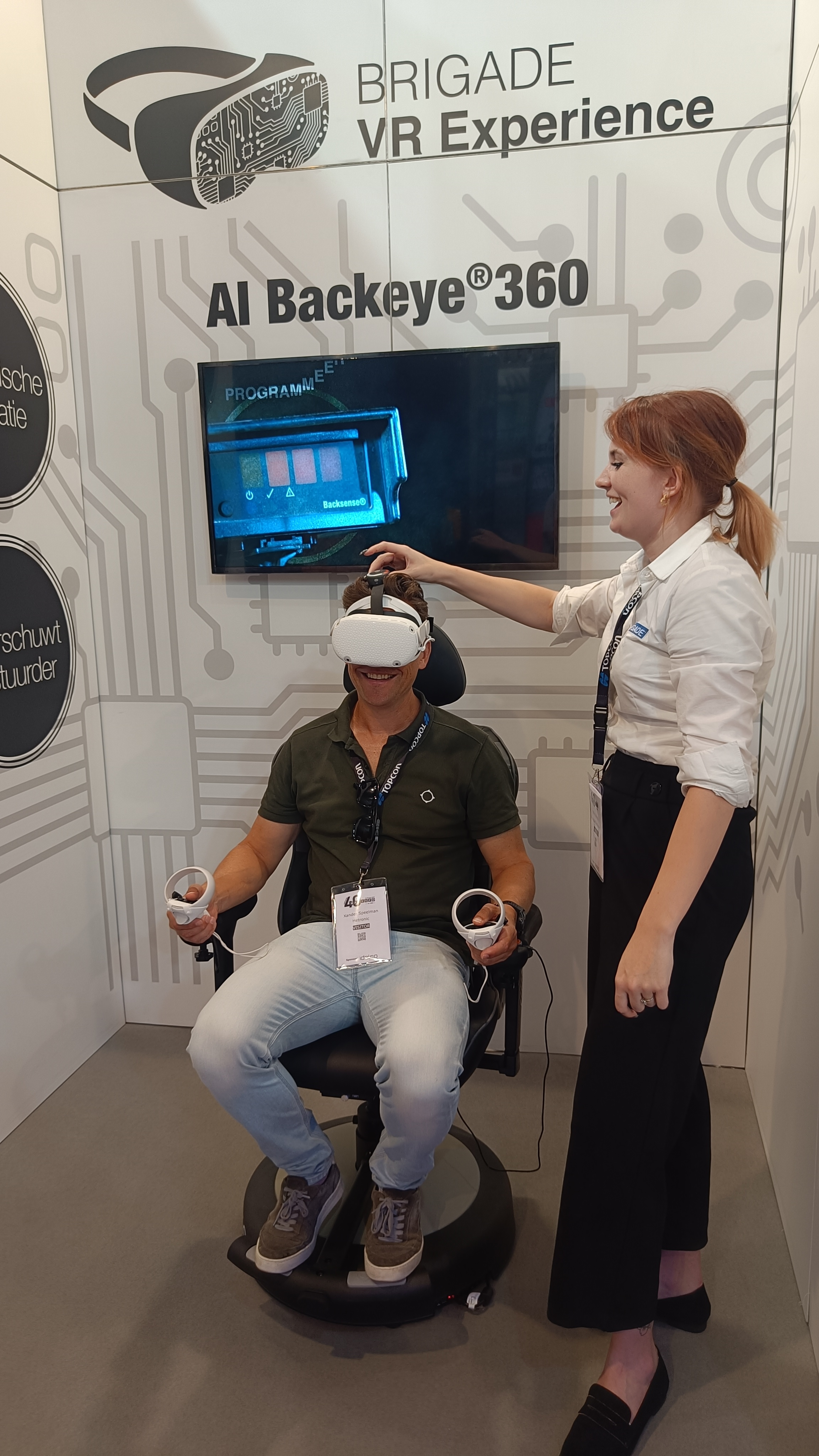 This VR experience is a new way to showcase Brigade’s Backeye 360.