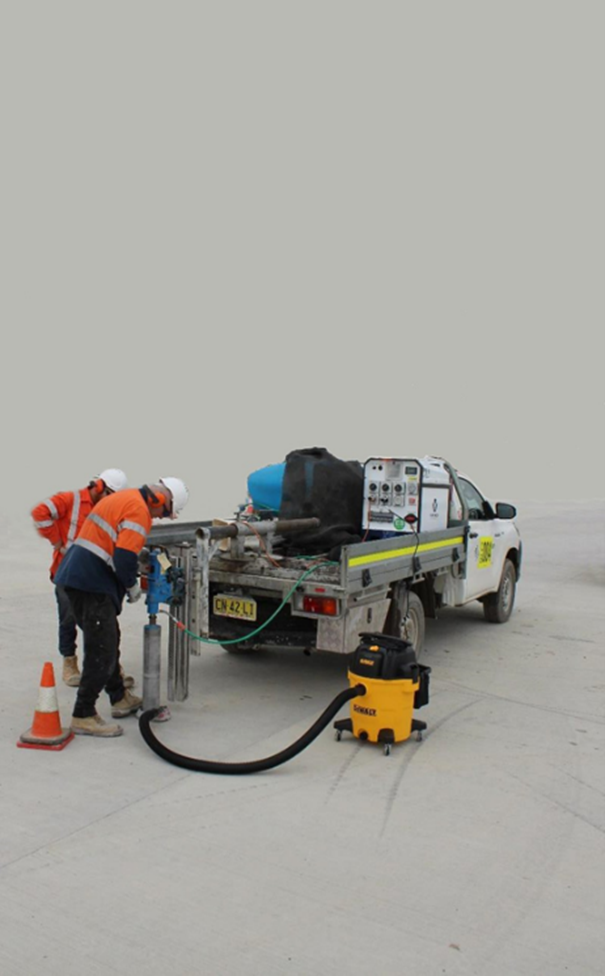 Concrete Coring With the Makinex Portable Power Box