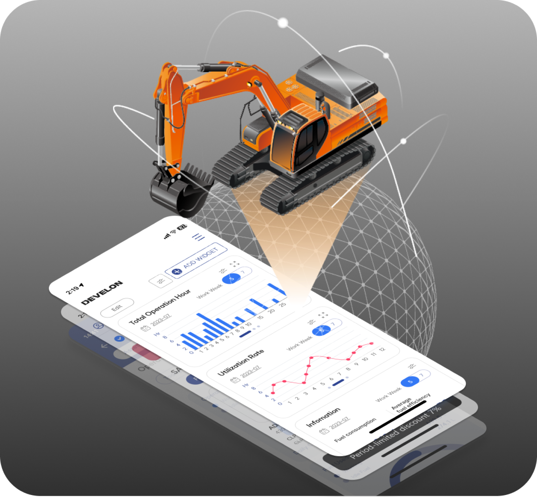 The MY DEVELON digital platform is an expansion of the company’s existing DEVELON Fleet Management telematics offering.