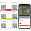 Action QR supports processes by allowing contractors to pre-configure color-coded QR labels which, when scanned by field users, open distinct actions within the Tenna App to facilitate the beginning of a workflow.