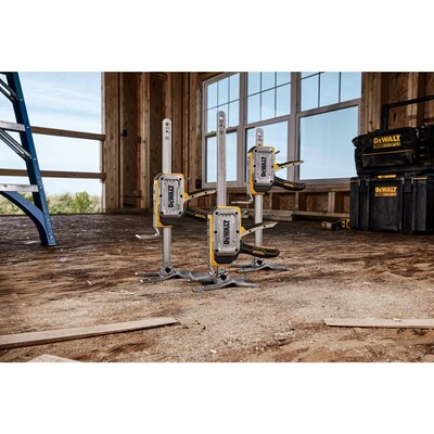 The TOUGHSERIES Construction Jack features a lift capacity of up to 340 lbs. and a lift height of 8-3/4 in.