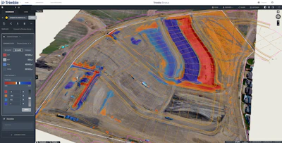 The Trimble Stratus drone data platform is designed specifically to help construction contractors make better use of drone data for decision-making. The software can help track progress against design with quick volume calculations of moved material, provide topo surveys without a survey crew and deliver large amounts of information as easy-to-read 3D visual data.