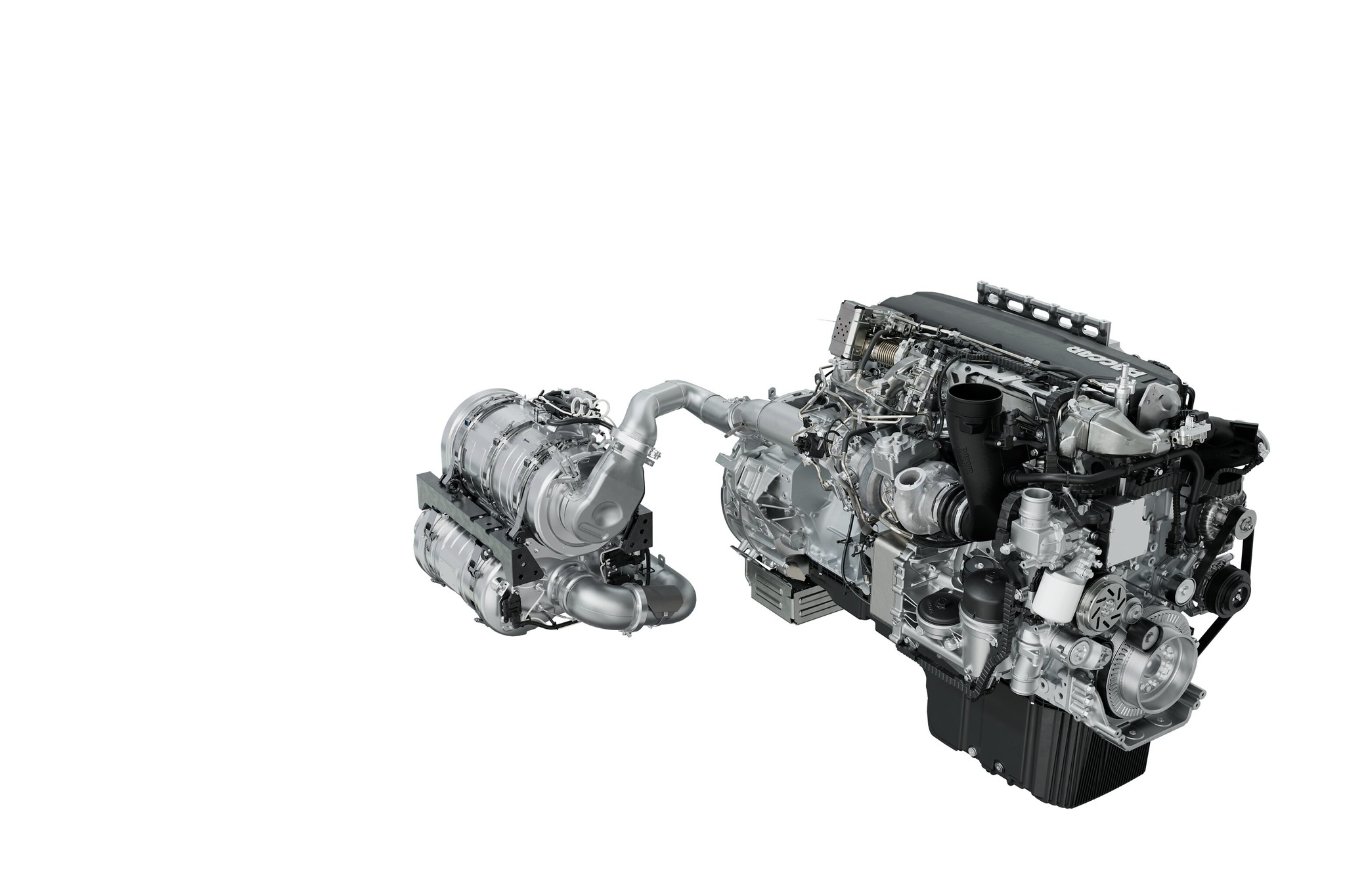 The new PACCAR MX-13 CARB-compliant engine is available on select Class 8 models, including the T680, T880 and W990.