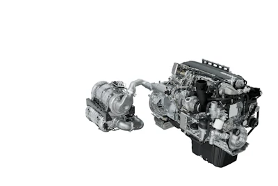 The new PACCAR MX-13 CARB-compliant engine is available on select Class 8 models, including the T680, T880 and W990.