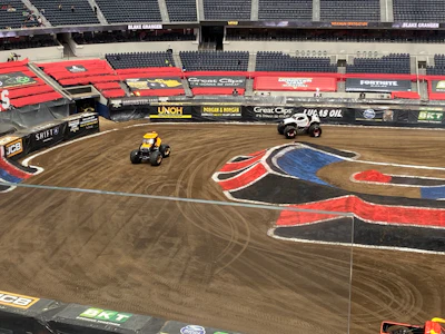 DIGatron during the racing event.