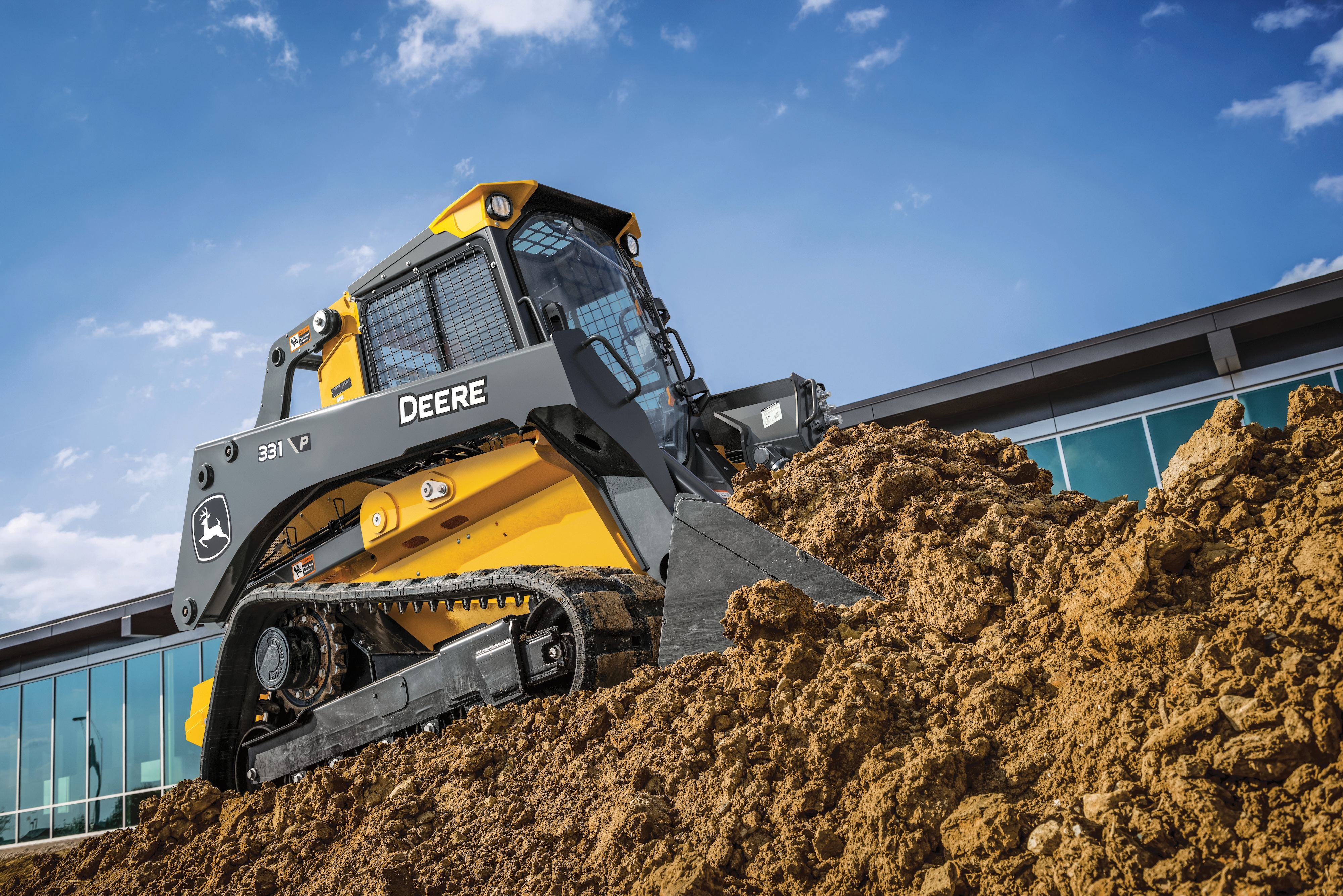 The 331 P-Tier features a new one-piece cab design, technology features and operating power.