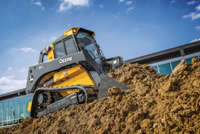 The 331 P-Tier features a new one-piece cab design, technology features and operating power.
