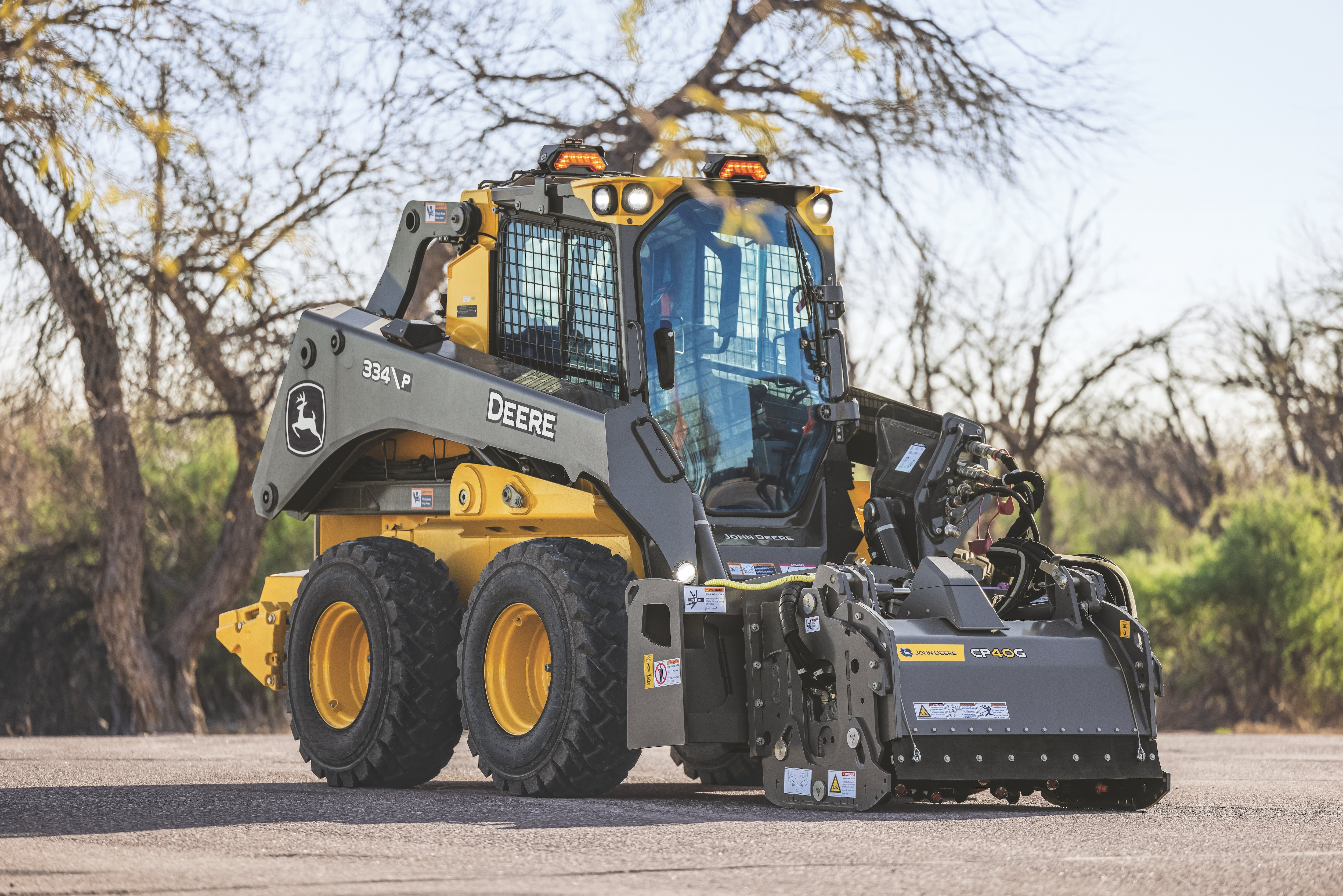 The 334 P-Tier is equipped with a new one-piece cab design, technology features and 118 hp of operating power.