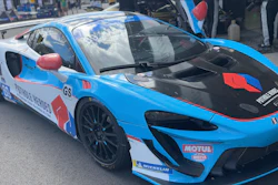 The Pothole Heroes sponsored McLaren.