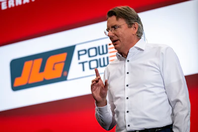 IPAF President, and General Manager for the EMEAI region at JLG, Karel Huijser