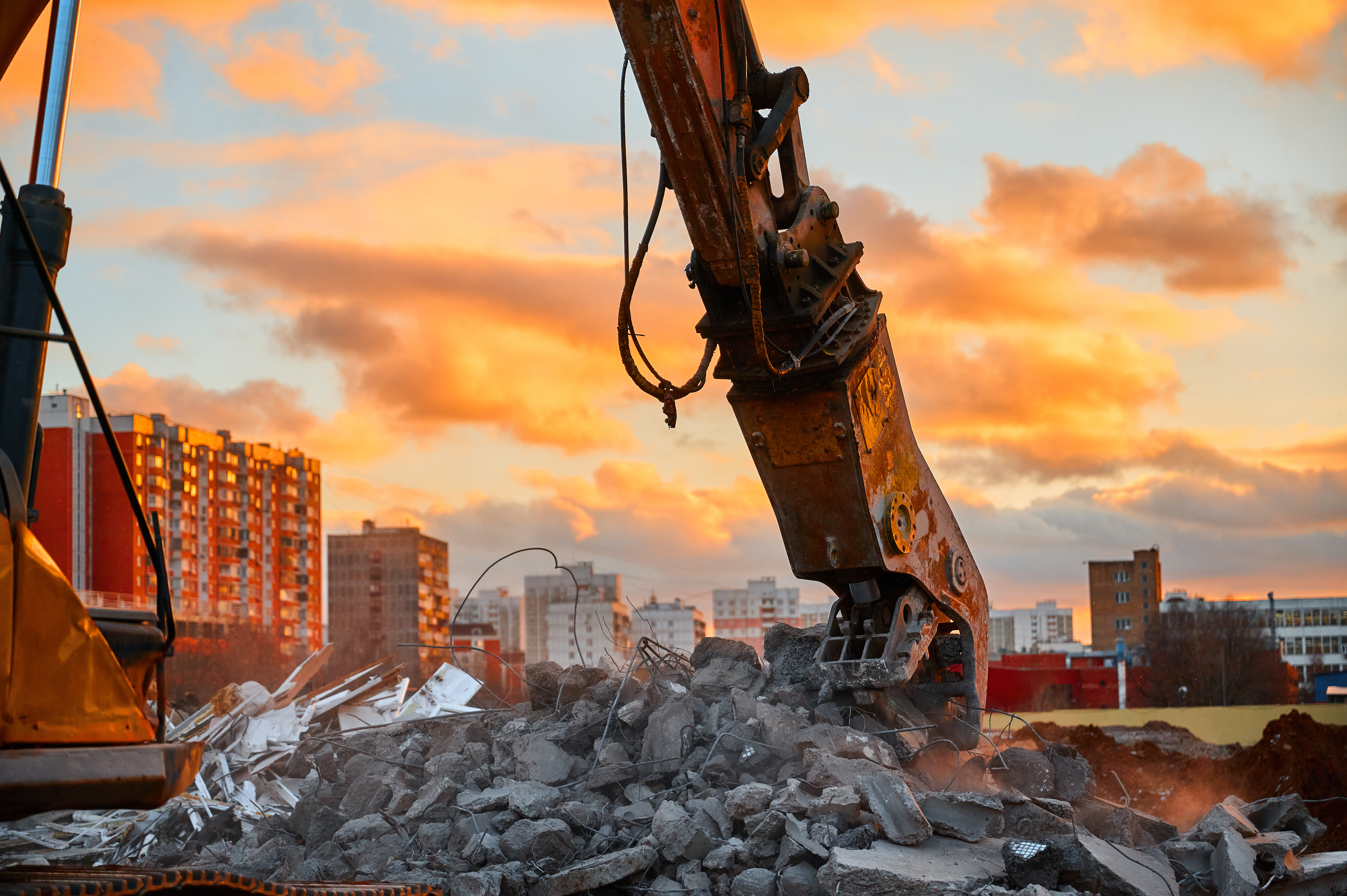 Drywall can be broken down and repurposed into fertilizer, and even concrete can be broken down and reused to improve performance and reduce emissions.
