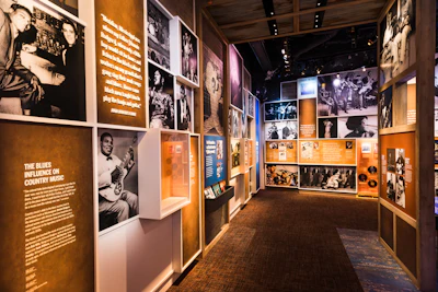Interior view of the museum.