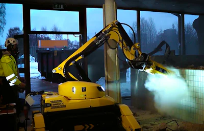The latest generation of Brokk robots, the SmartPower+, are designed to make crews even more efficient.