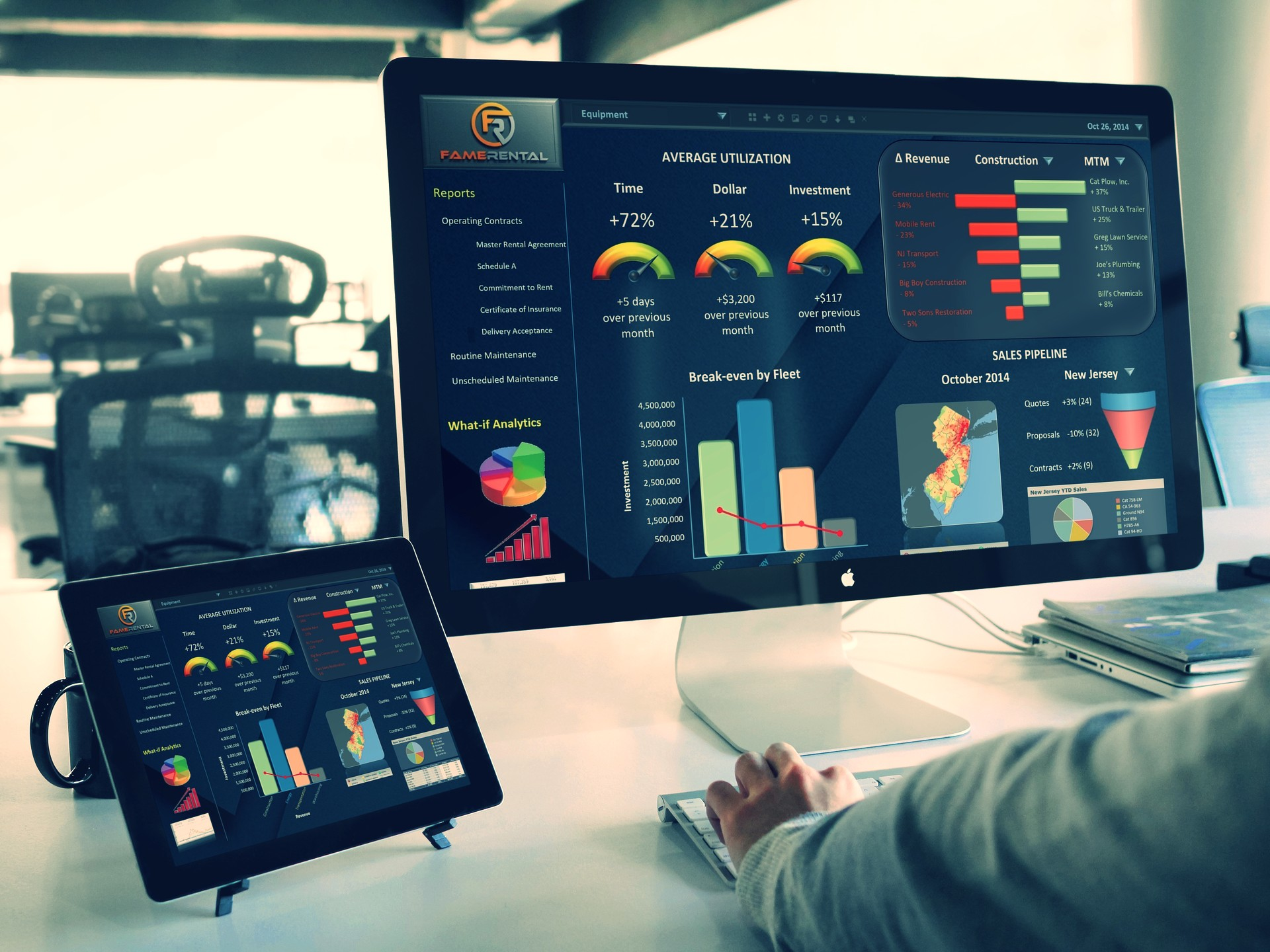 The new integrated warehouse management capability processes purchase requisitions or purchase orders when a demand is identified.