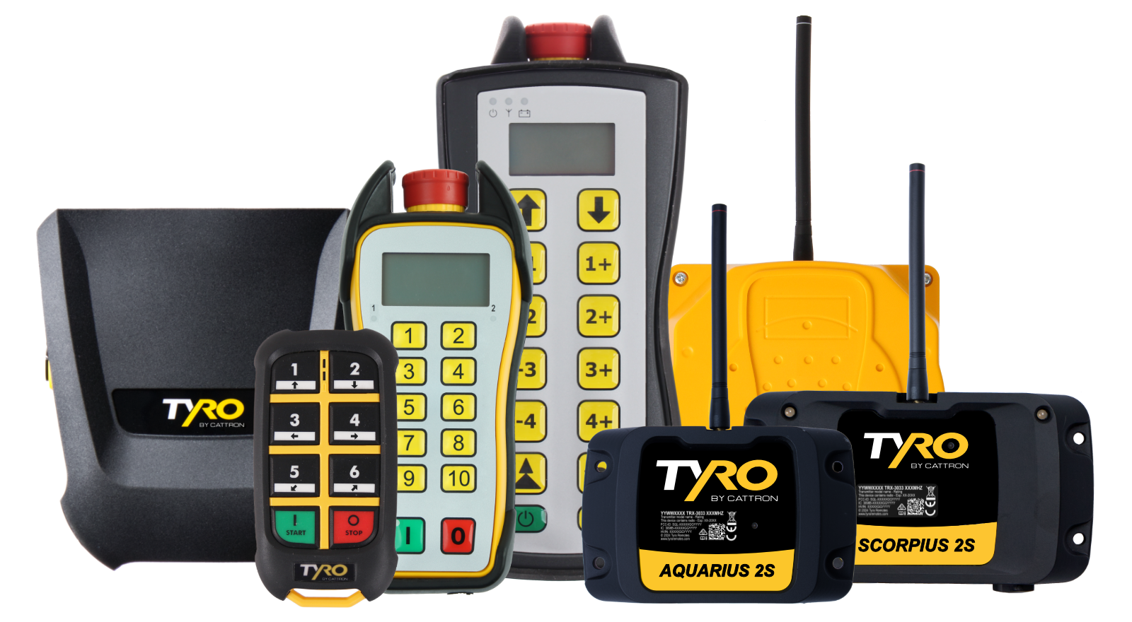 Tyro 2S systems are designed for environments where durable and reliable remote control systems are required.