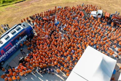 The groundbreaking event was kicked off by Kevin Smith, vice president of Ditch Witch, with welcoming remarks to the nearly 1,000 attendees.