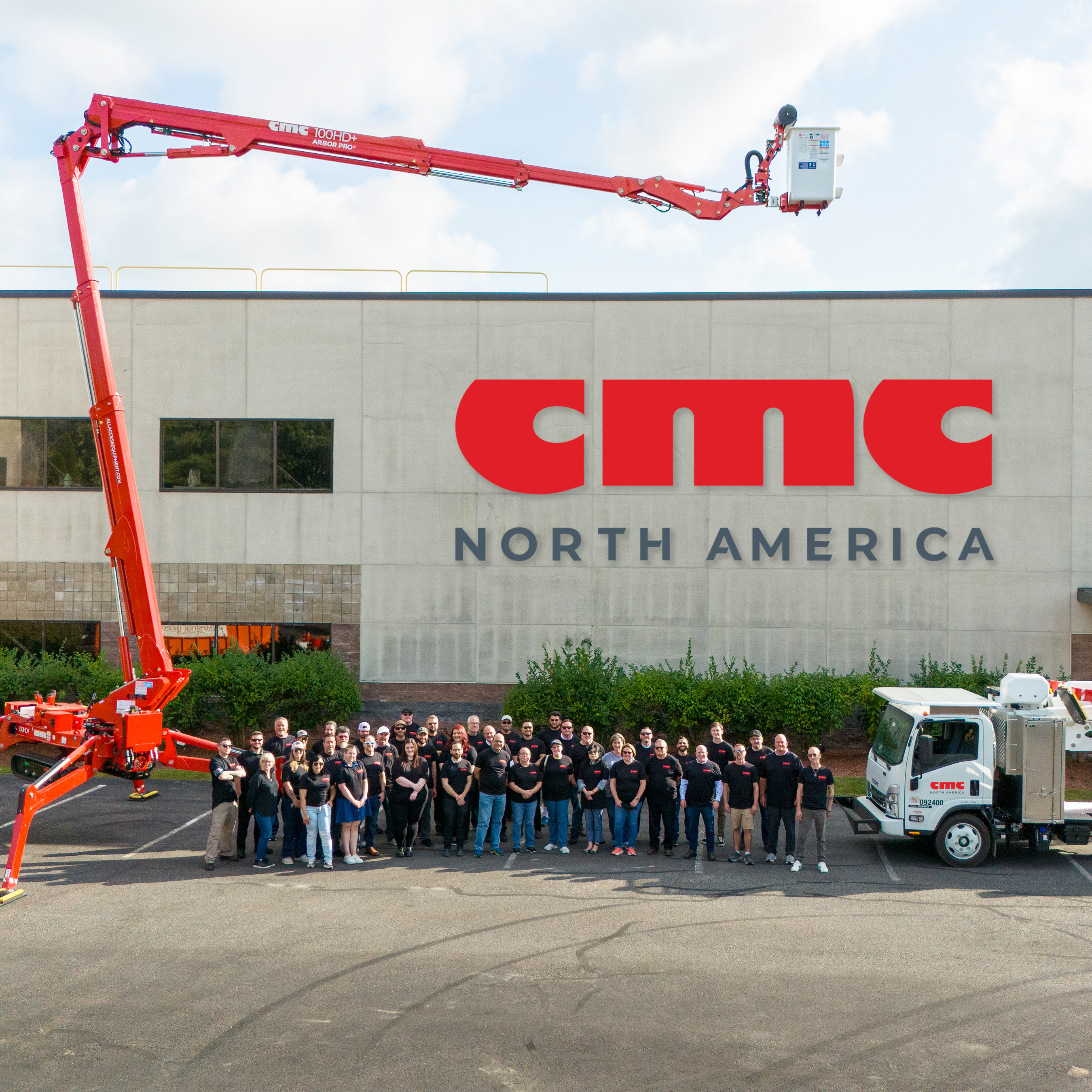 As CMC North America, the company will continue to offer the full range of CMC’s innovative and versatile tracked aerial lifts that have become essential equipment for the arbor care, building maintenance, construction, and heavy equipment rental industries.