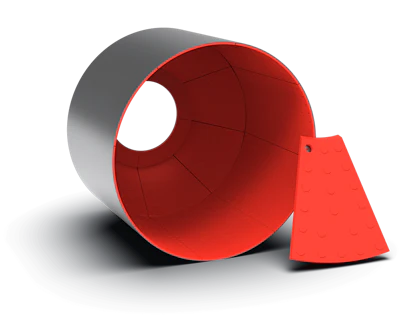 Compatible with plants and trucks from major manufacturers, these liners can be installed by welding, bolting or with high-strength magnets.