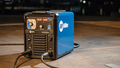 The XMT 400 ArcReach Multiprocess Welder features dedicated weld processes, like gas-shielded flux-cored, TIG, self-shielded flux-cored, stick and gouge, allowing operators to dial in their requirements for the job.