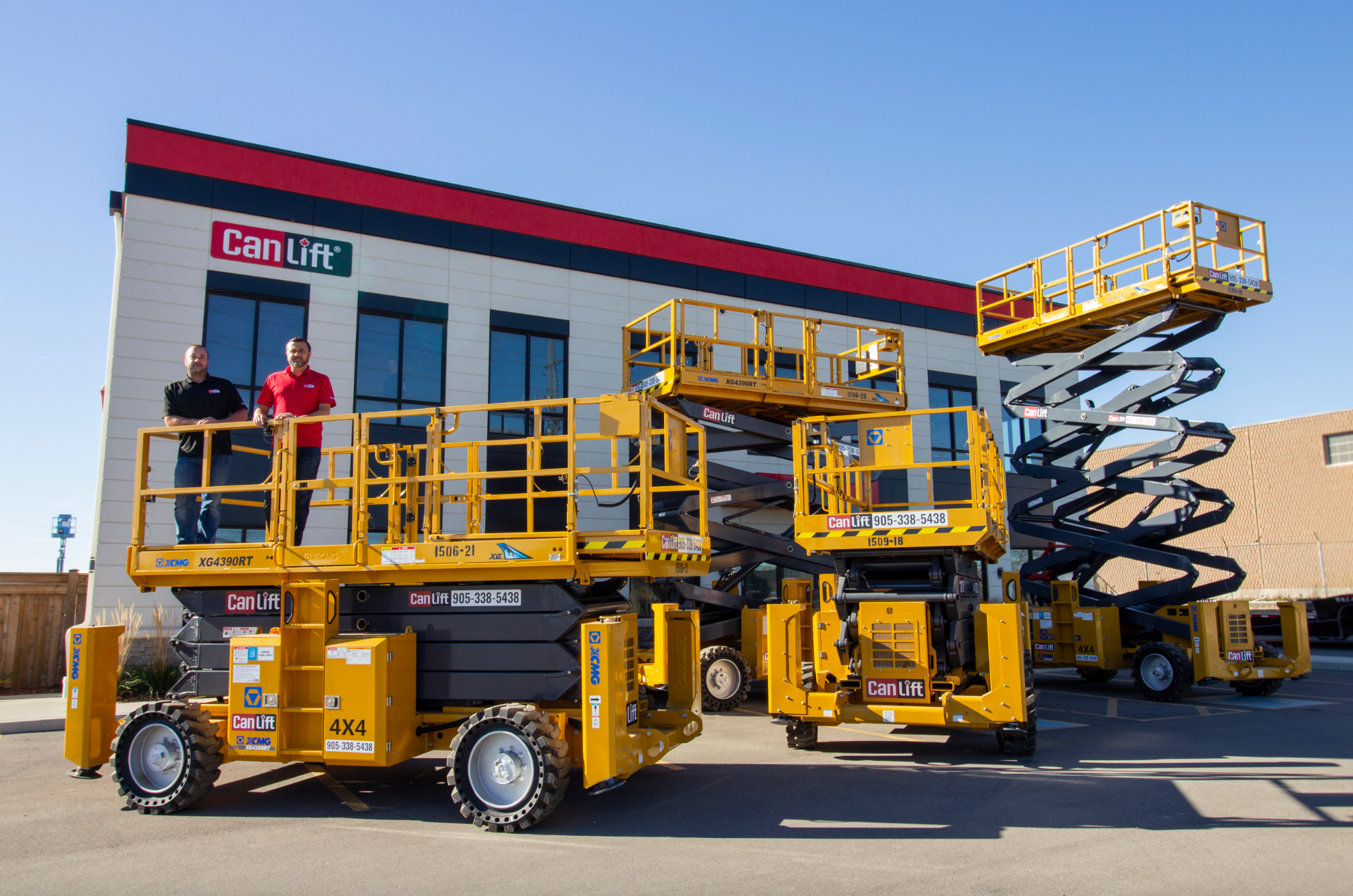 Managing partners and brothers Johnny and Marko Dragicevic of CanLift Equipment Ltd.