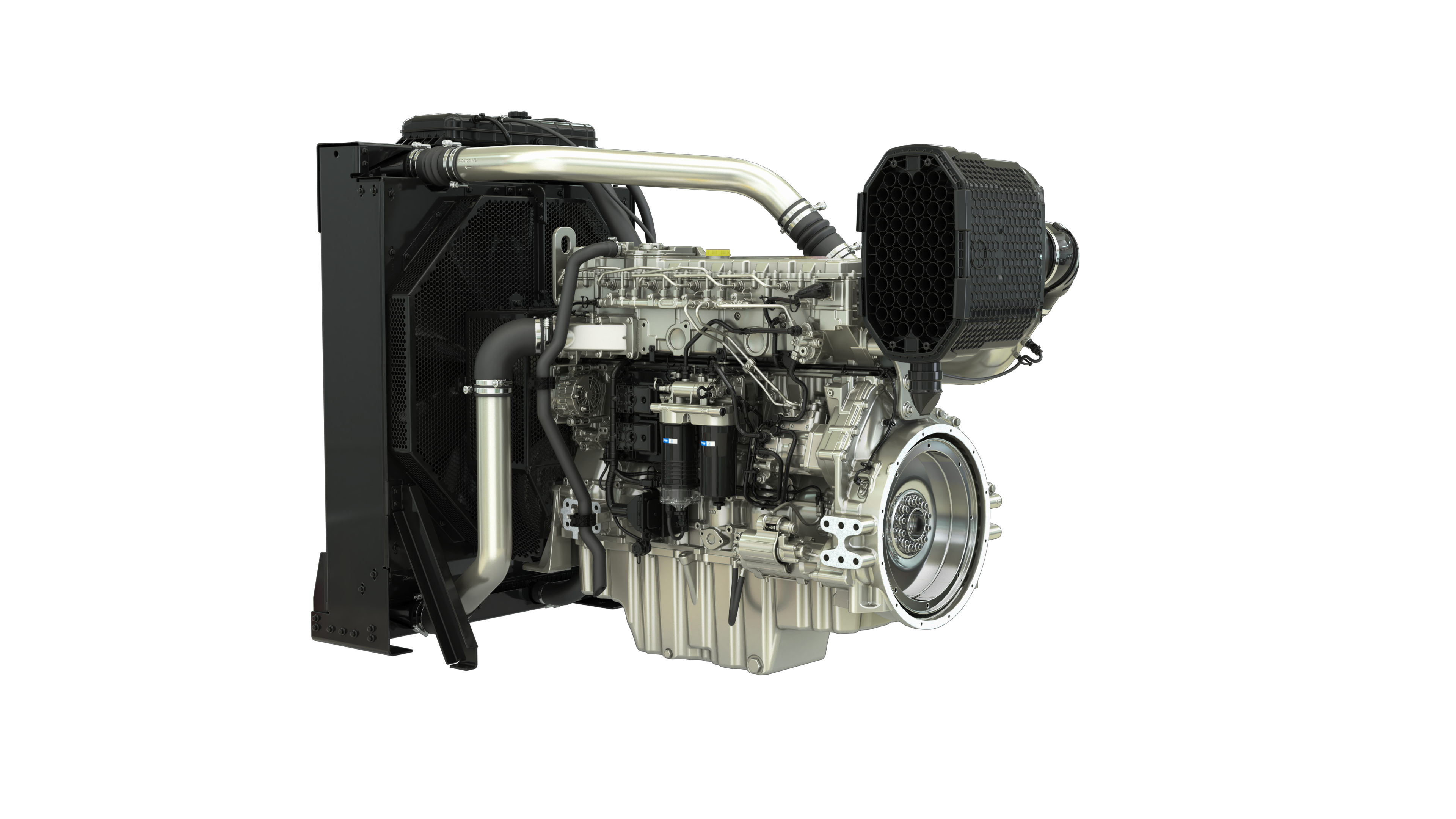 The 2606 engine is compatible with renewable liquid fuels such as 100% hydrotreated vegetable oils (HVO), B100 distilled Biodiesel and up to B100 fatty acid methyl ester (FAME) standard biodiesel.