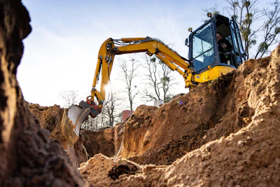 If an excavator arm reaches too far into an area adjacent to a power source, it could lead to injury or death for the operator as well as those nearby.