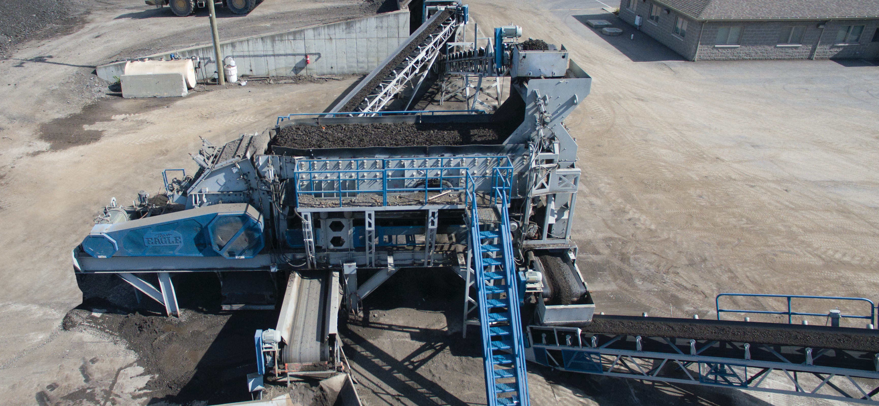 The Eagle Crusher MaxRap(R) is an onsite commercial recycling system for crushing and precise screening of RAP for product consistency, productivity, and profitability. Integrates with any asphalt plant automation.