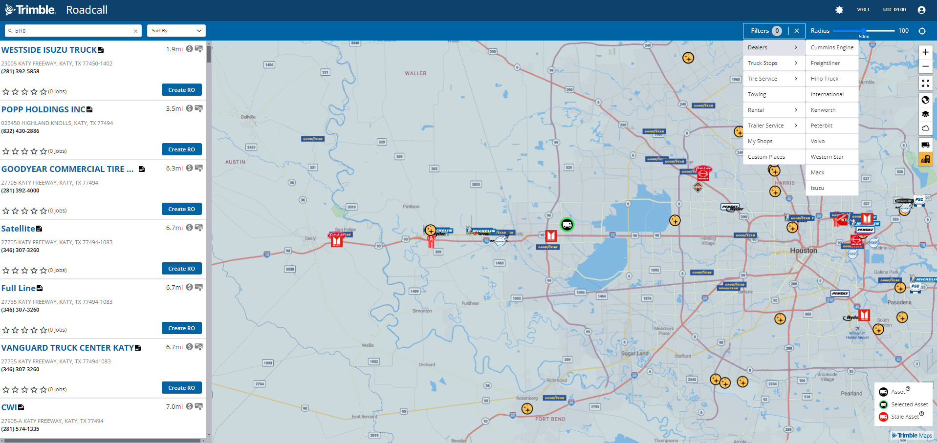 TMT Fleet Maintenance Road Call is available as an add-on for TMT Fleet Maintenance customers.
