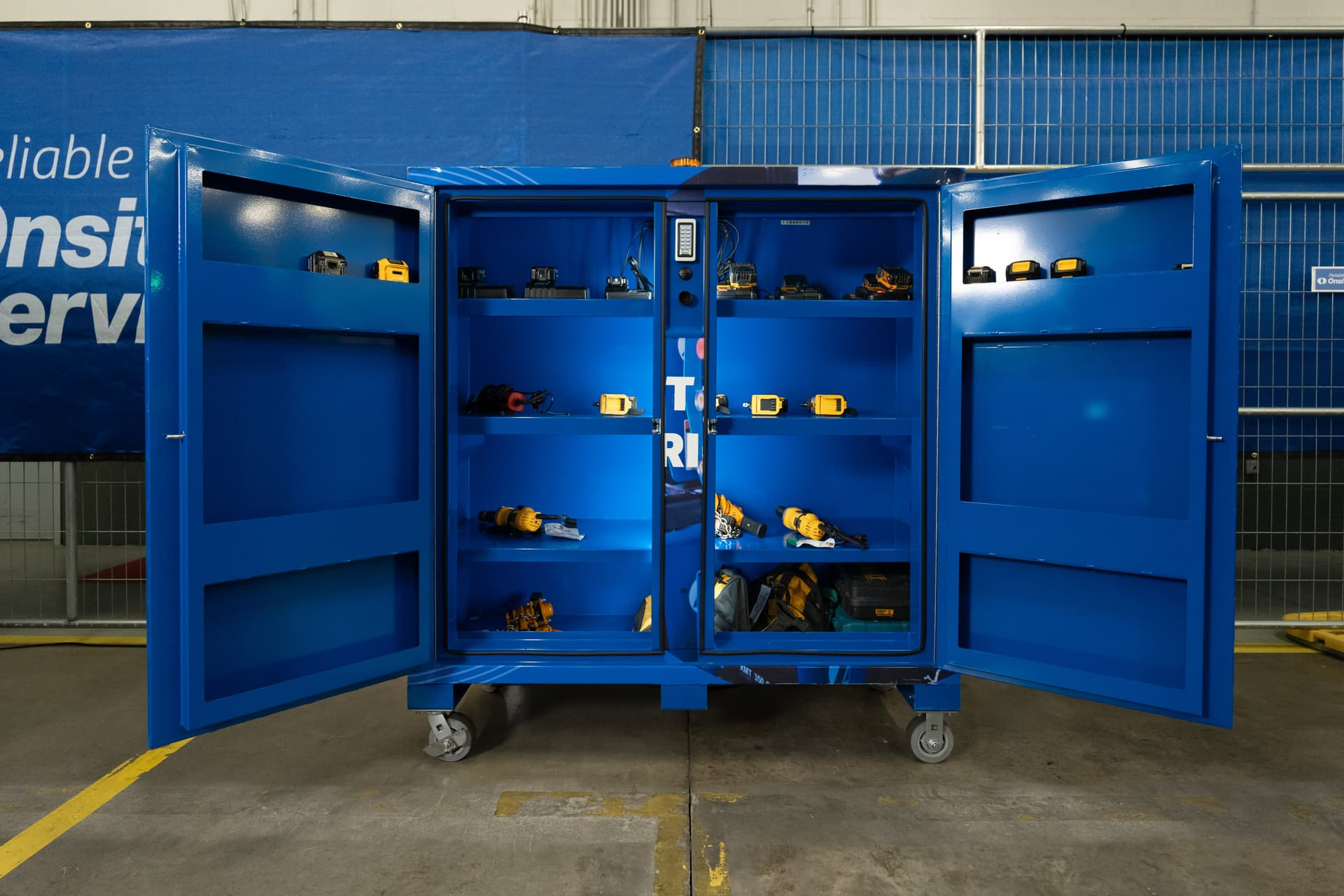 ProBox OnDemand leverages Bluetooth asset tracking tags affixed to tools stored in a patent pending tool storage box.