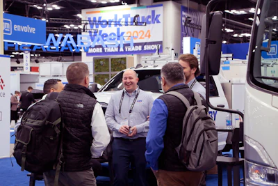 Every year, the commercial vehicle industry comes together at Work Truck Week to see new products, learn, and network. The Work Truck Show exhibit hall includes the latest from all industry segments, including chassis, bodies, aerial devices, snow and ice control equipment, accessories, and components.