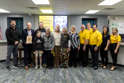 The ceremony brought together descendants of DeWalt and DEWALT representatives.