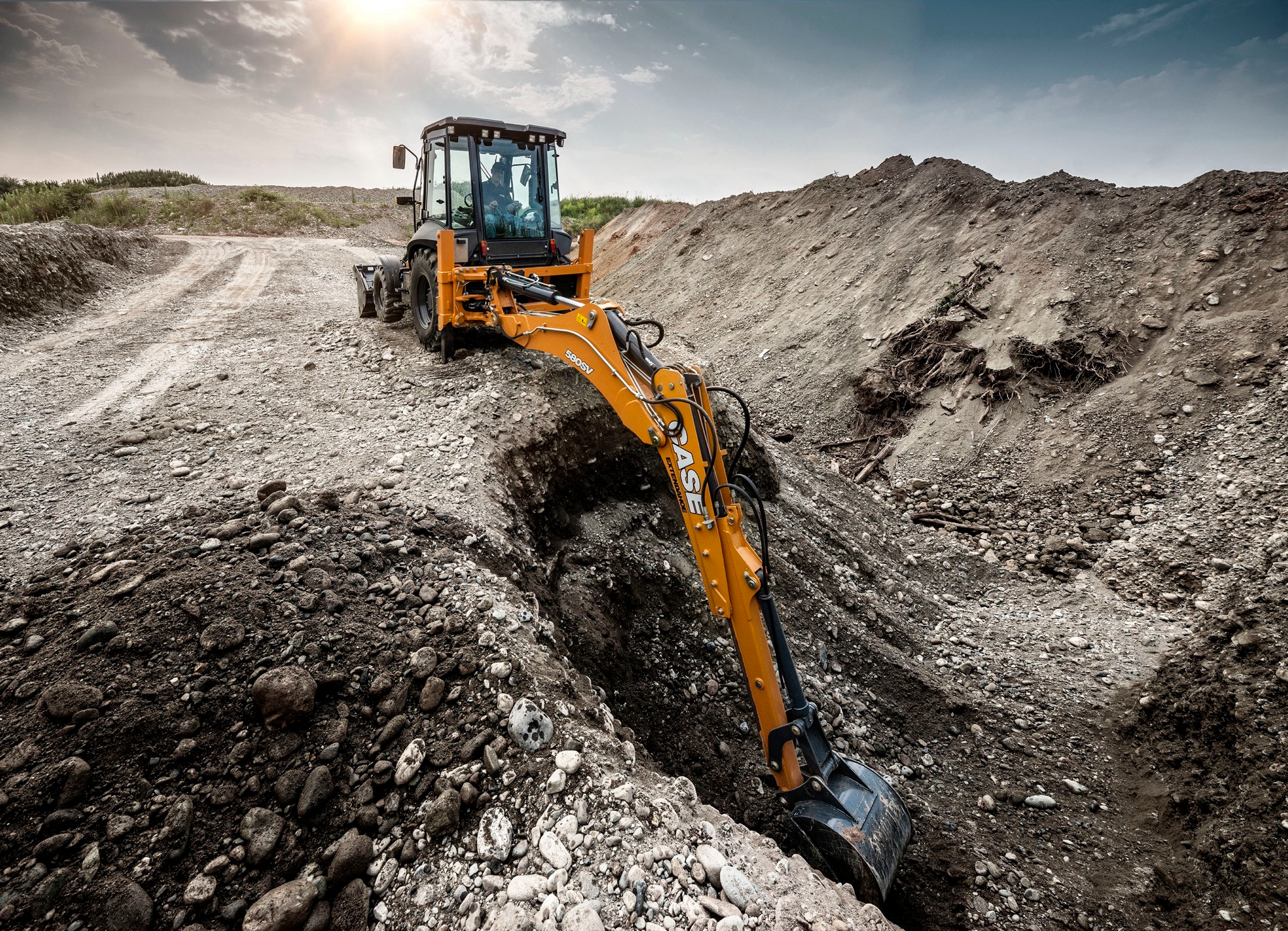 CASE 580SV Backhoe Loader