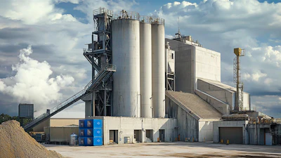 An artistic rendition of the CO2 capture units (not actual installation).