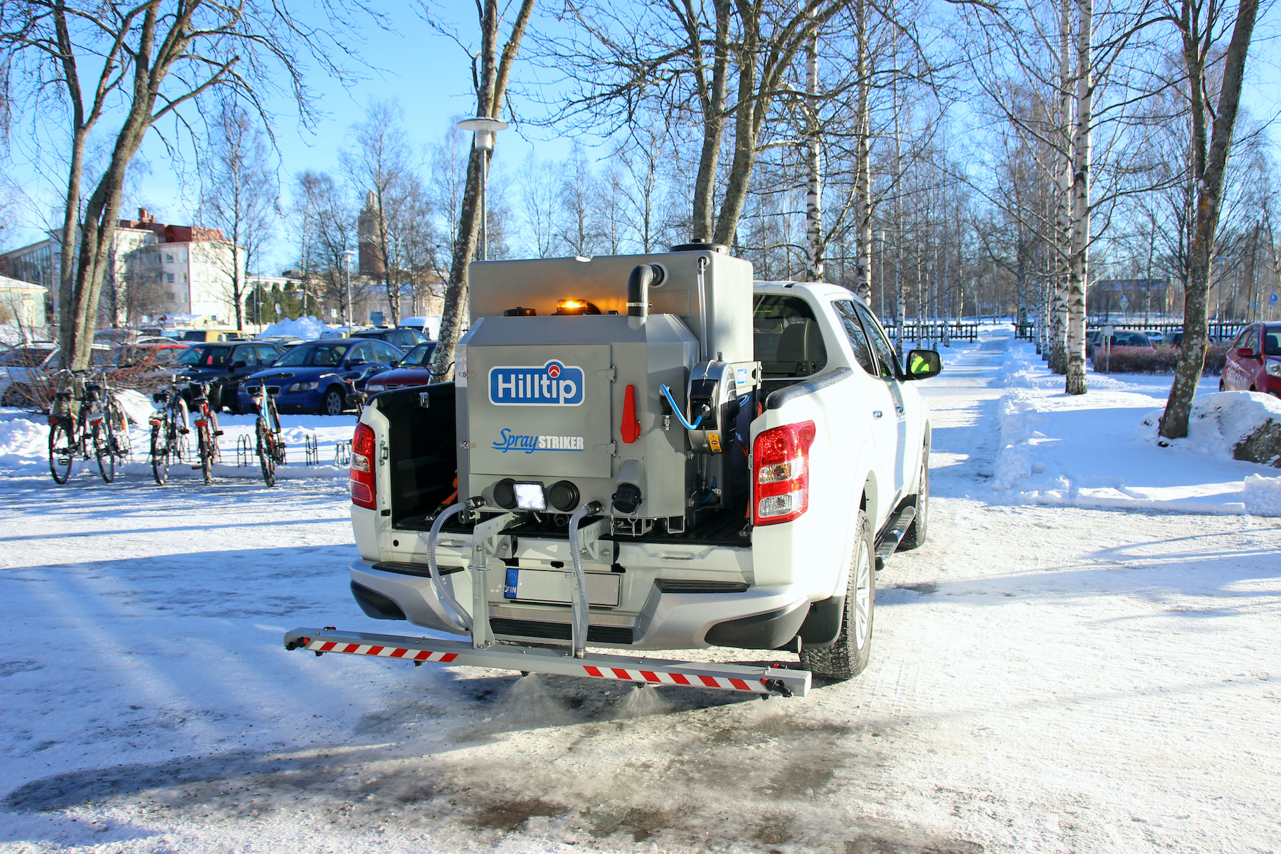 Sodium chloride, a basic solution of rock salt and water, is the most common and cost-effective type of brine used for anti-icing.