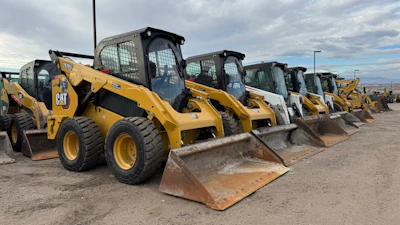 (top Left) Cat & Bobcat Skid Steer Loaders
