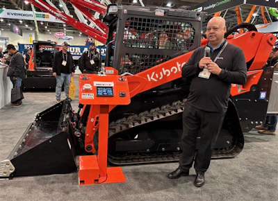 Jerry Corder, product manager for construction equipment at Kubota introduces its new SVL97-3 compact track loader, a third-gen model that replaces the SVL97-2 with refined and upgraded tech, performance, comfort and serviceability features.
