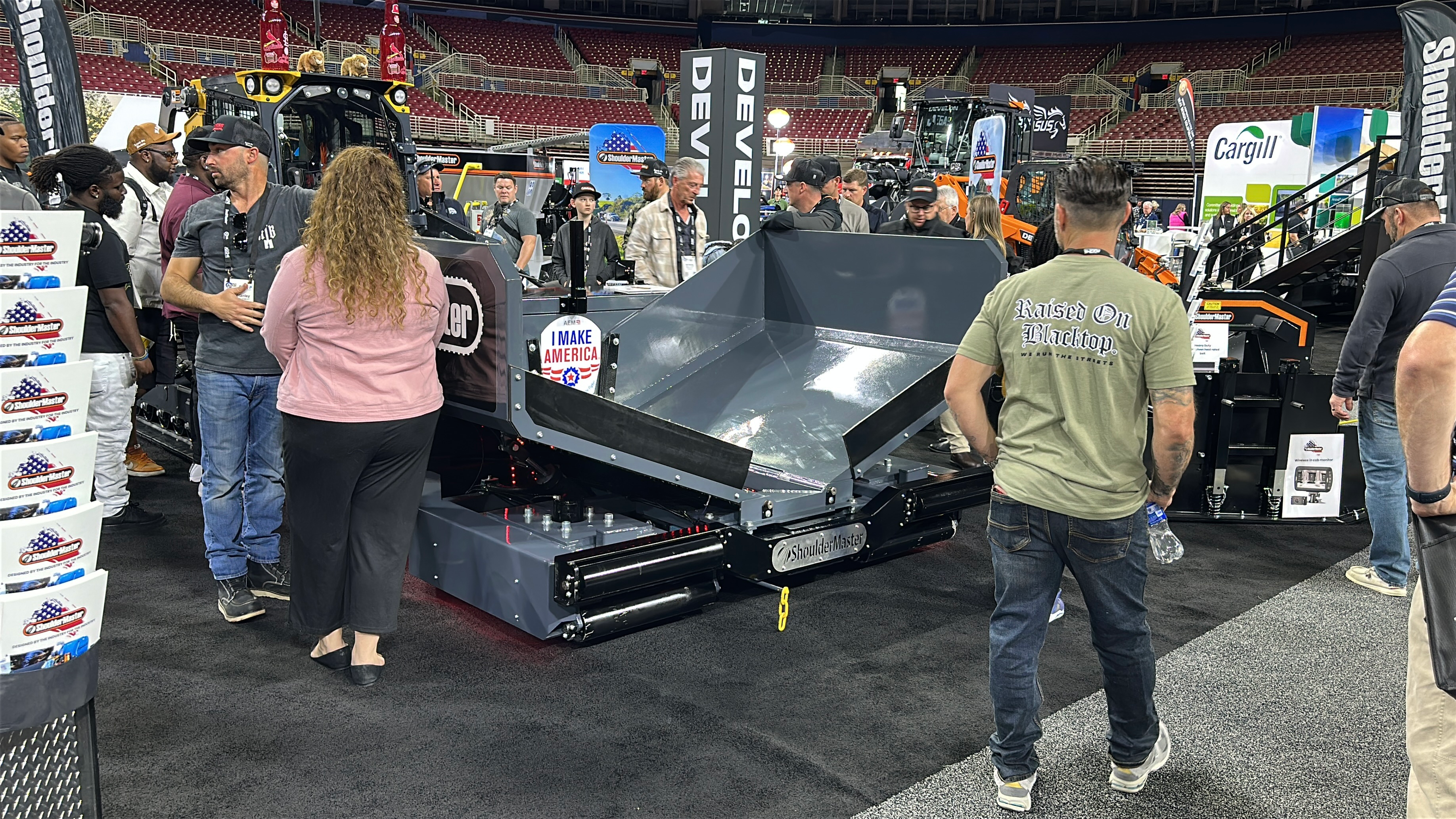 The world reveal of the CP-1000 by ShoulderMasyer at World of Asphalt 2025.
