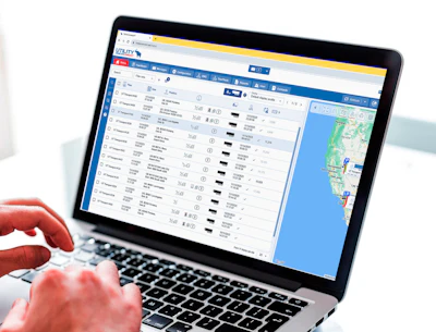 Utility Trailer Connect Telematics Laptop