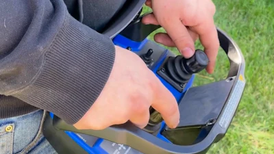 The use of a remote to control a machine allows the concrete contractor to be exactly where they want and need to be.