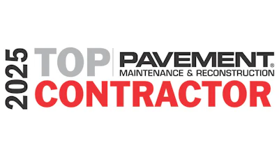 2025 Top Pavement Maintenance & Reconstruction Contractor award logo