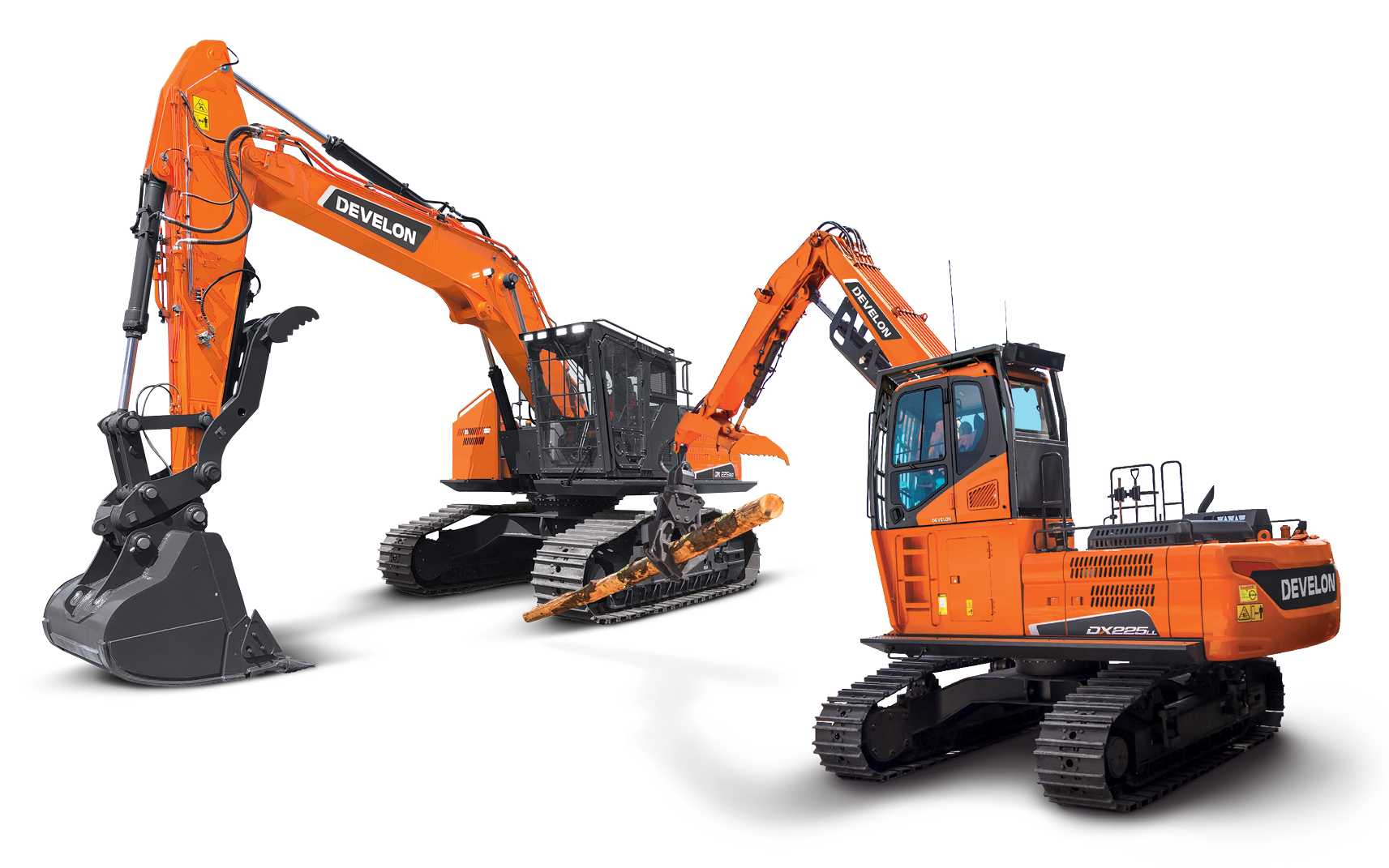 The -7 Series log loaders and road builders are ready to take on high-demand tasks. They have increased horsepower, faster cycle times and more lifting capacity to complete timber harvesting and log loading faster.