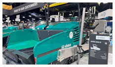 The Vögele Super 2000-3i paver is a behemoth of asphalt paving and comes ready for serious technology.